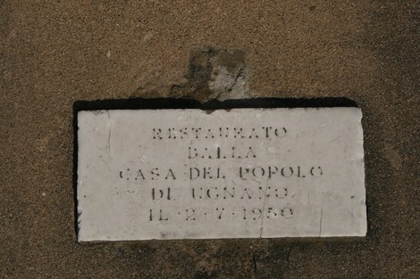 Monumento ai caduti di Ugnano, dedicato alla memoria dei soldati, posto in una zona commemorativa del paese.