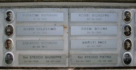 Monumento ai Caduti di Santa Vittoria, commemorazione dei soldati caduti nella Prima e Seconda Guerra Mondiale.