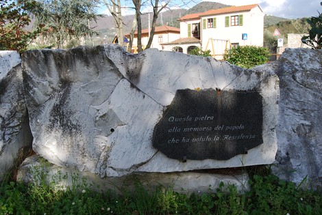 Monumento al Parco della Resistenza di Caniparola, dedicato alla memoria del popolo della Resistenza.