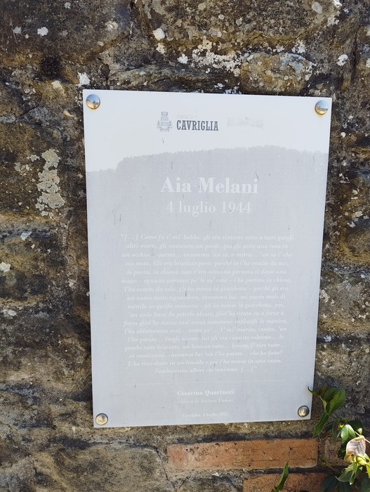 Lapide dell'aia Melani, Comune di Cavriglia (AR), foto 2