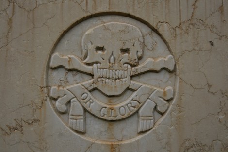 Simbolo di commemorazione al Arezzo War Cemetery, dedicato ai caduti della Seconda Guerra Mondiale.