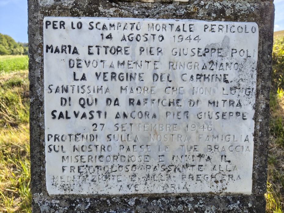 Tabernacolo per lo scampato pericolo, Comune di Firenzuola (FI), foto 4