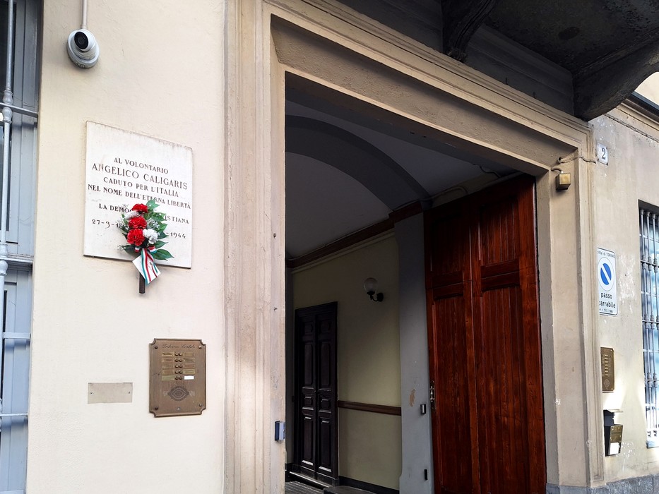 Lapide a Caligaris, Comune di Torino (TO), foto 3