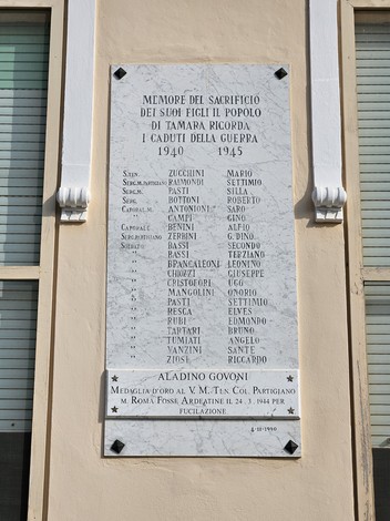 Lapidi ai Caduti di Tamara, Comune di Copparo (FE), foto 2
