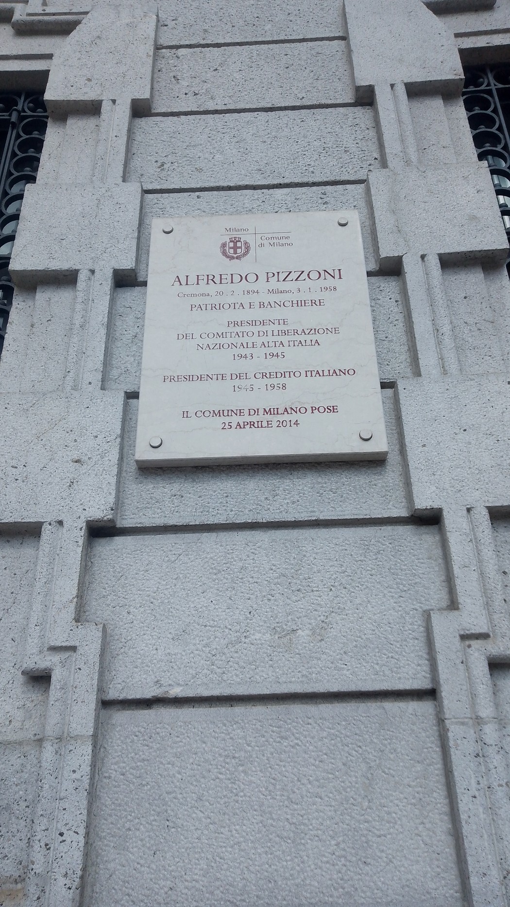 Lapide a Pizzoni, Comune di Milano (MI), foto 1