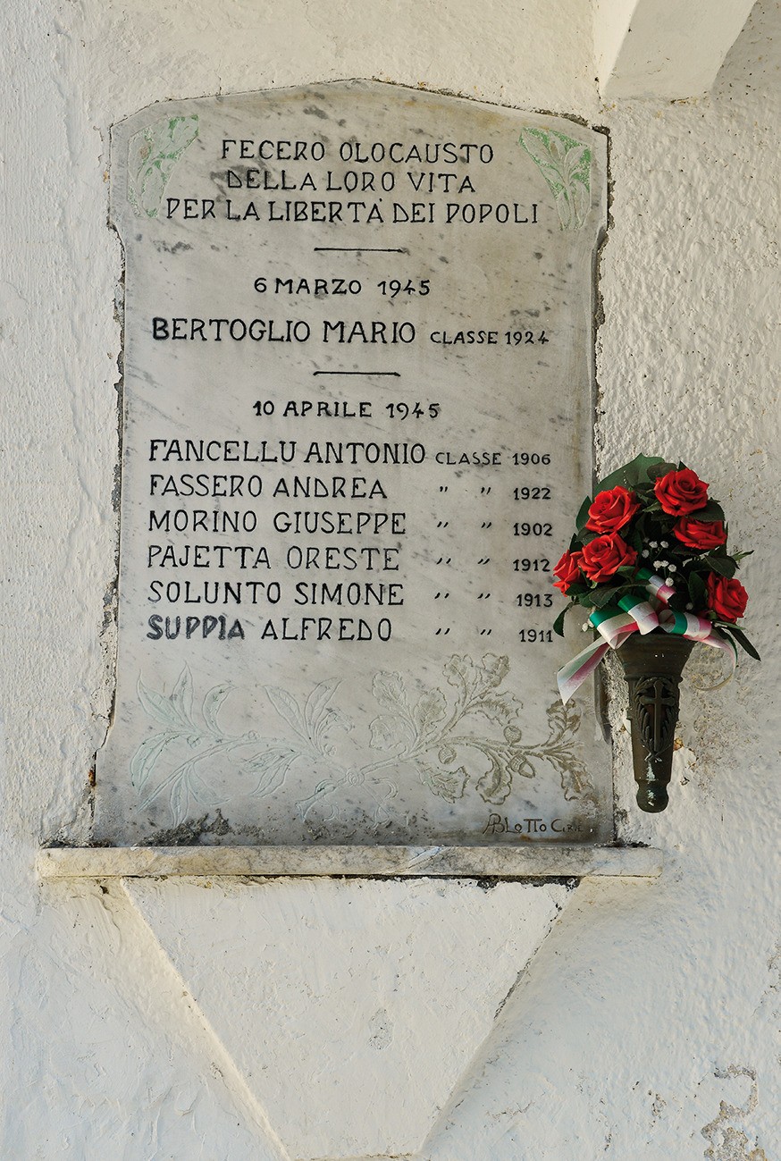 Lapide ai caduti partigiani, Comune di Corio (TO), foto 1