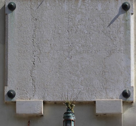 Lapide ai caduti per la Libertà di Trasta, Comune di Genova (GE), foto 1