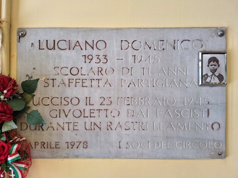Lapide a Luciano, Comune di Torino (TO), foto 1