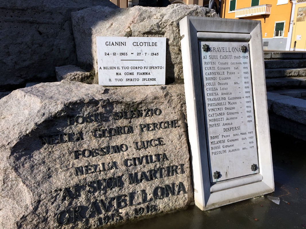 Monumento ai Caduti di Gravellona Lomellina, omaggio ai sacrifici per la libertà e la patria.