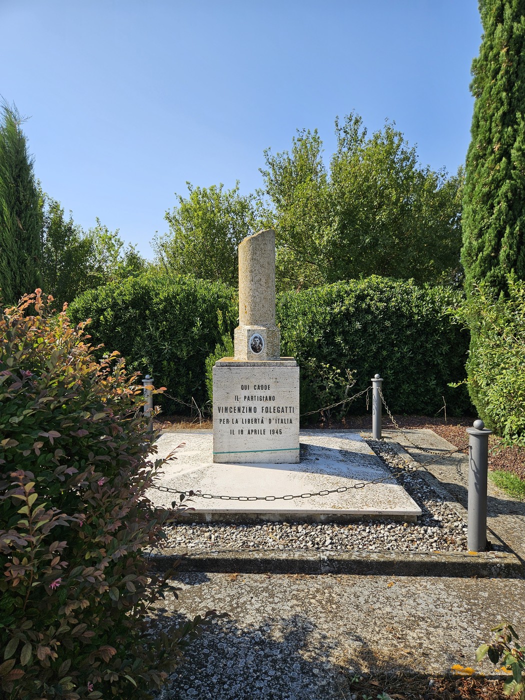 Cippo a Folegatti, Comune di Comacchio (FE), foto 1