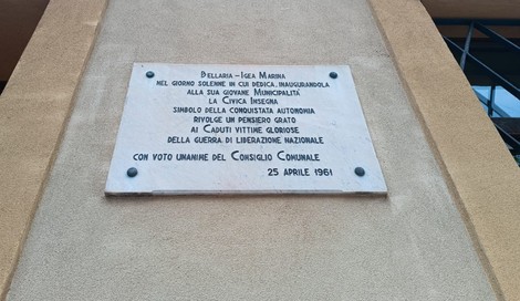 Lapide ai Caduti della guerra di Liberazione, Comune di Bellaria-Igea Marina (RN), foto 1