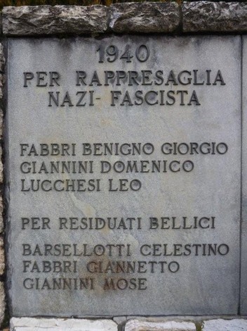 Monumento commemorativo ai caduti di San Cassiano, in onore delle vittime della rappresaglia nazifascista.