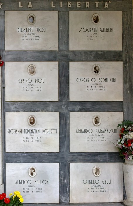 Sacrario dei Caduti per la Libertà di Cavriago, memoriale dedicato ai valorosi combattenti.
