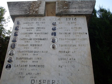 Monumento ai Caduti di Masone, in memoria dei soldati locali che hanno perso la vita durante la Prima Guerra Mondiale.