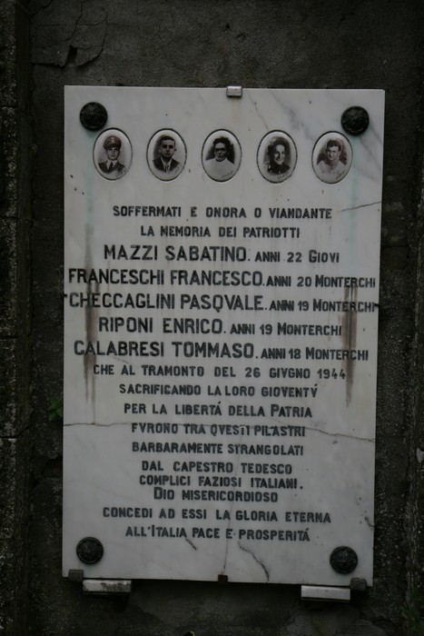 Monumento "La Speranza": commemorazione dei patrioti che sacrificarono la vita per la libertà e la gloria della patria.