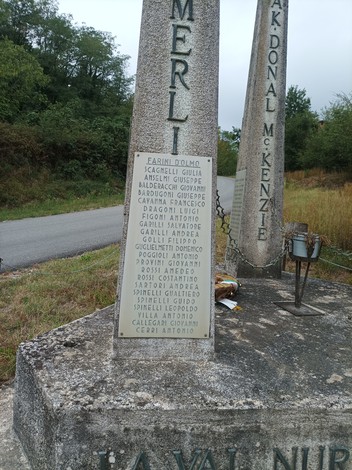 Monumento ai partigiani della Valnure, dedicato alla memoria dei caduti della Resistenza.
