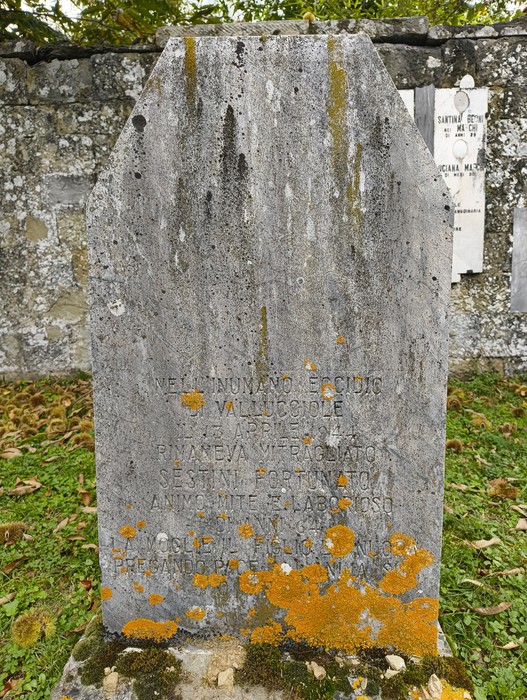 Sepolcri dedicati alle vittime dell'eccidio di Vallucciole, un luogo di memoria e commemorazione.