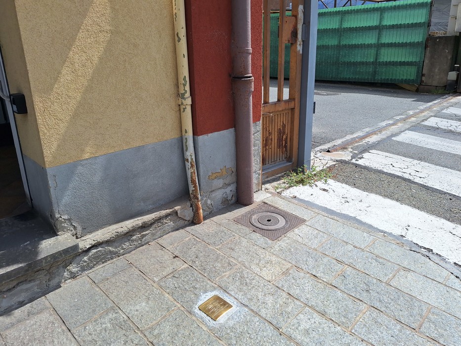 Pietra d'inciampo a Baima Pietro, Comune di Nole (TO), foto 2