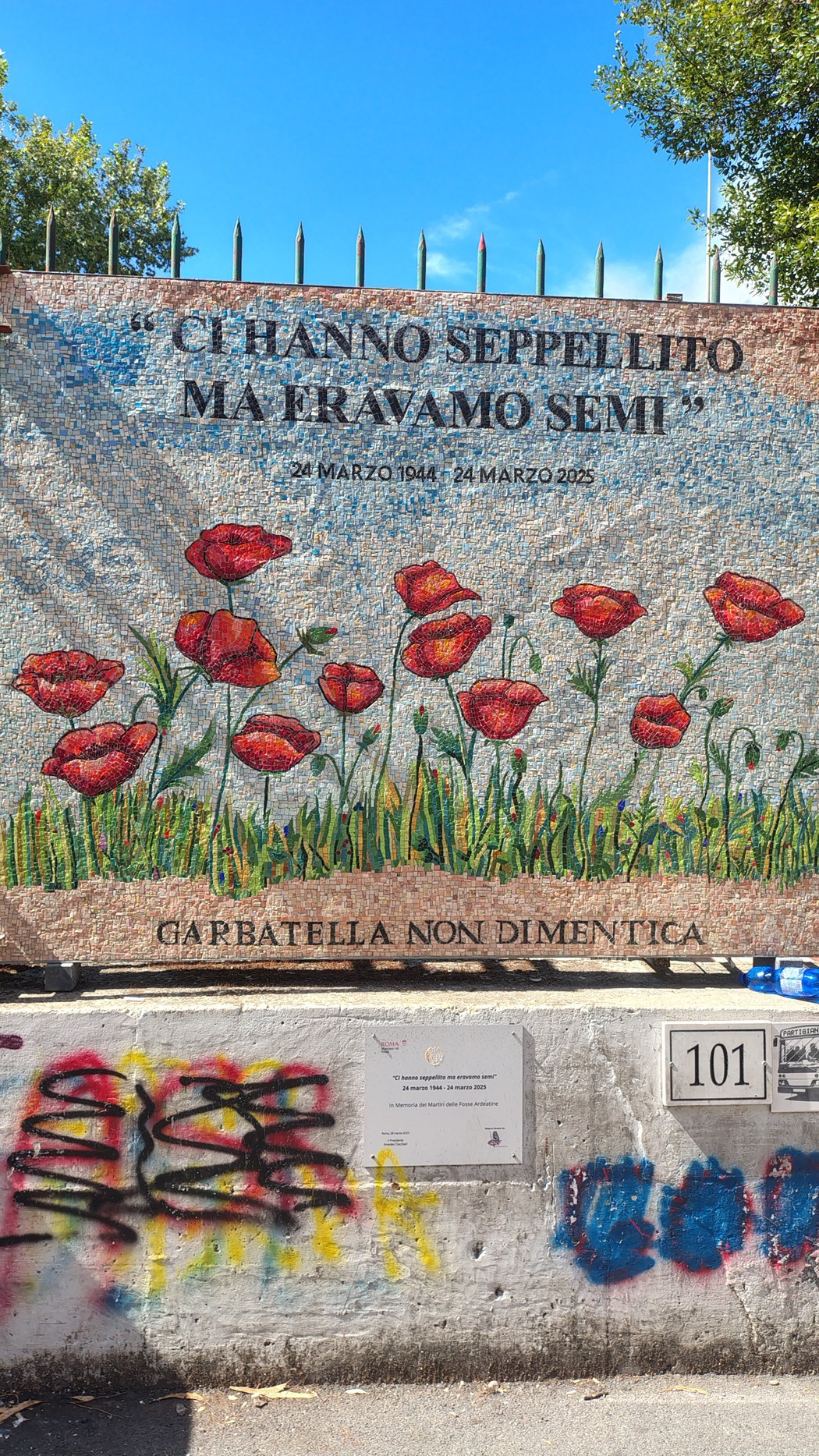 Mosaico per l'eccidio delle Fosse Ardeatine, Comune di Roma (RM), foto 1