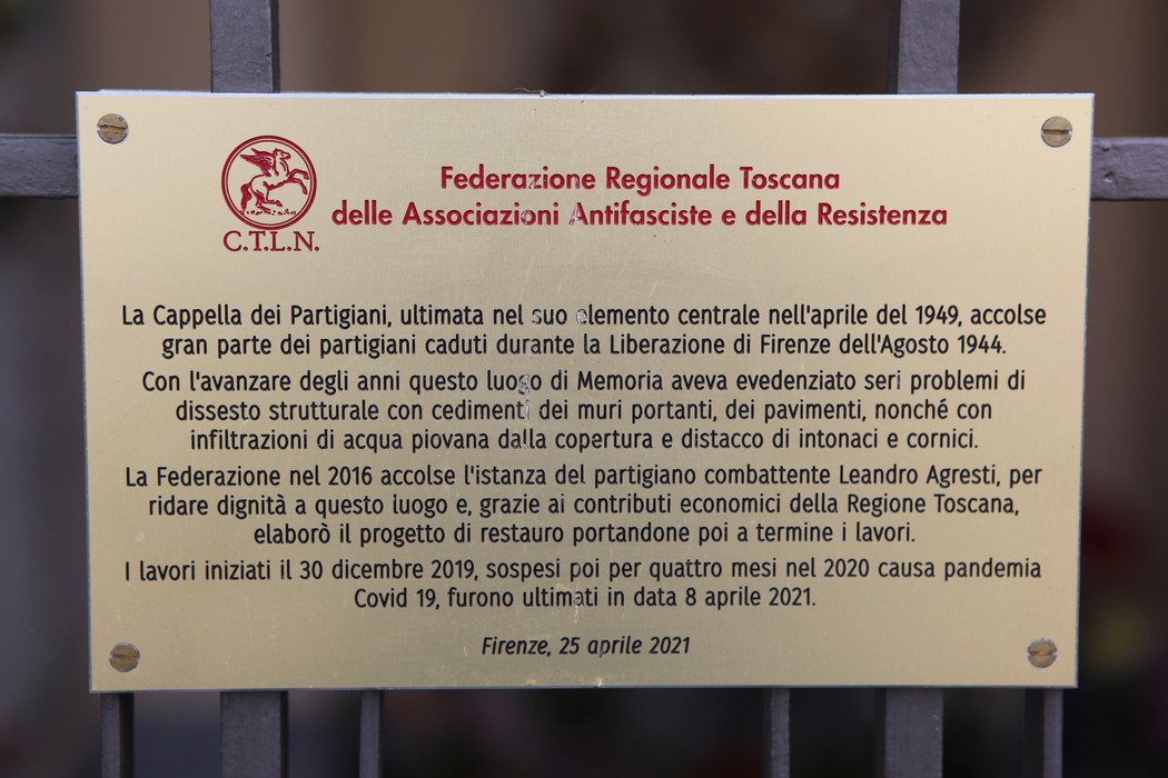 Sacrario dei partigiani fiorentini: memoria e onore ai protagonisti della Resistenza nella liberazione di Firenze.