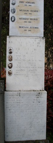 Monumento ai Caduti di San Prospero Strinati, in memoria dei valorosi che hanno perso la vita per la patria.