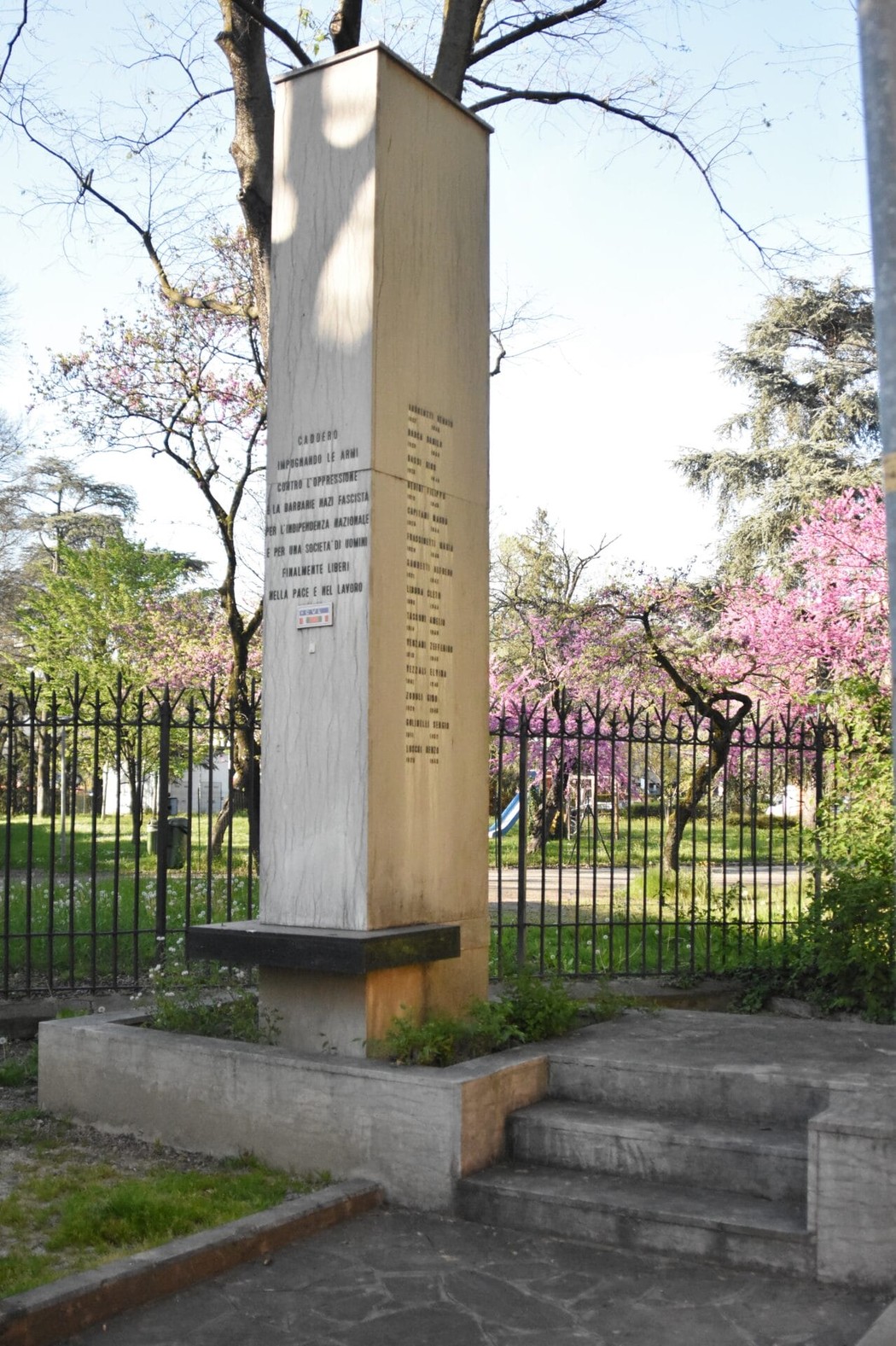 Monumento ai caduti partigiani di Cittadella, dedicato alla memoria dei combattenti per la libertà.