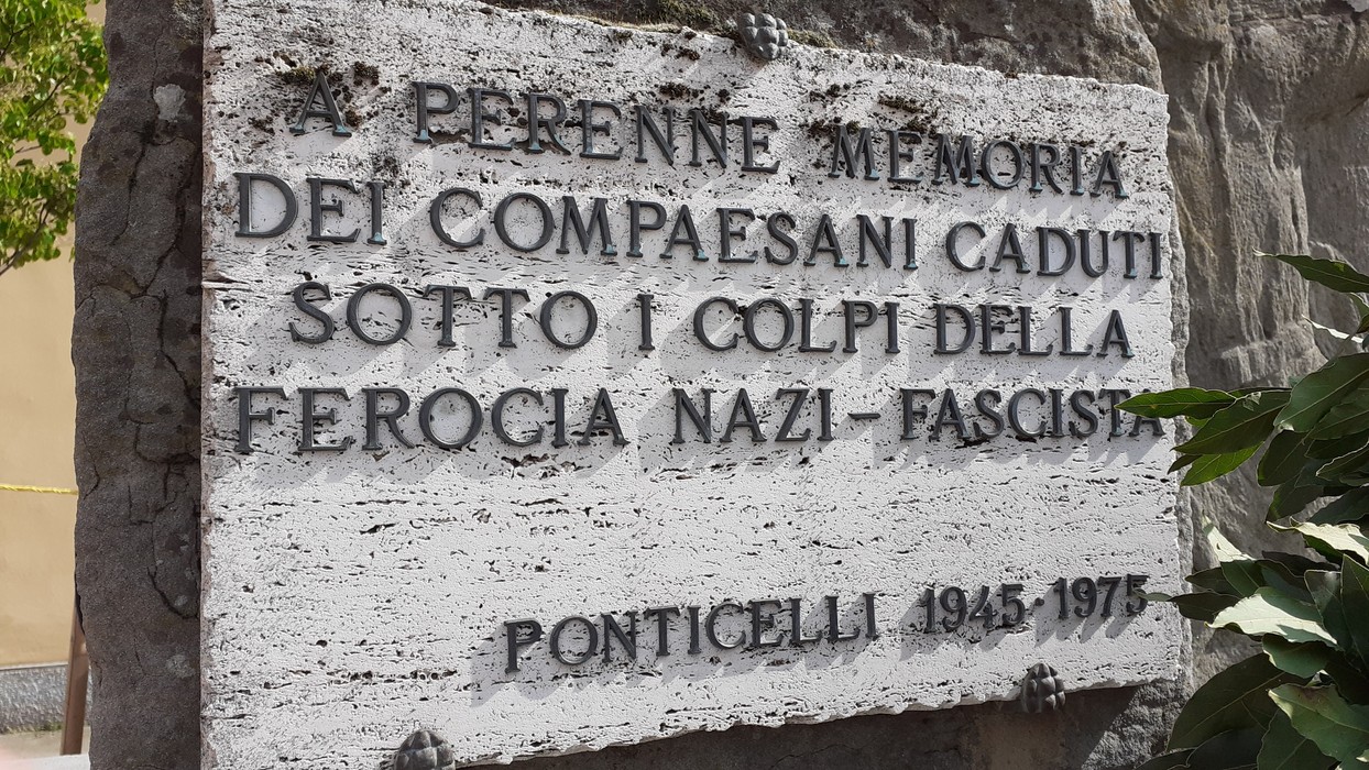 Monumento ai partigiani caduti di Ponticelli, in memoria delle vittime della ferocia nazi-fascista.