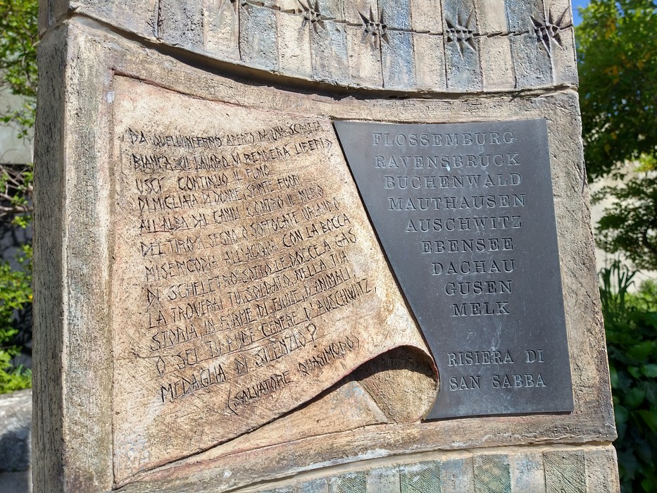 Monumento ai deportati, commemorazione delle vittime dei campi di concentramento e della persecuzione.