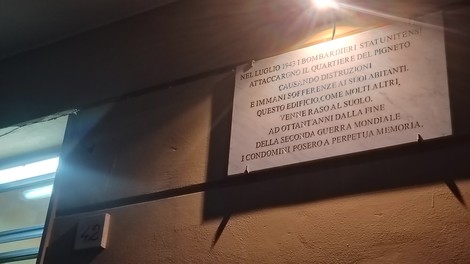 Lapide per il bombardamento, Comune di Roma (RM), foto 2
