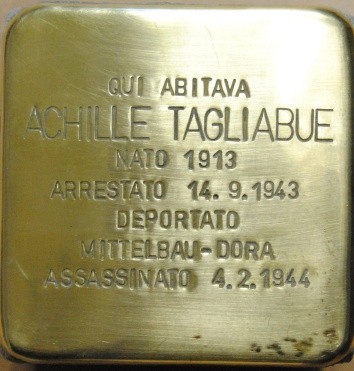 Pietra d'inciampo a Tagliabue, Comune di Barlassina (MB), foto 1