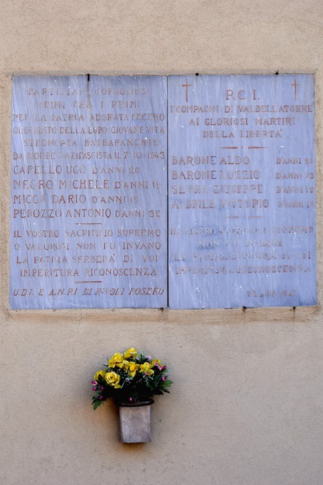 Lapidi ai caduti del 7 ottobre 1943, Comune di Val della Torre (TO), foto 2