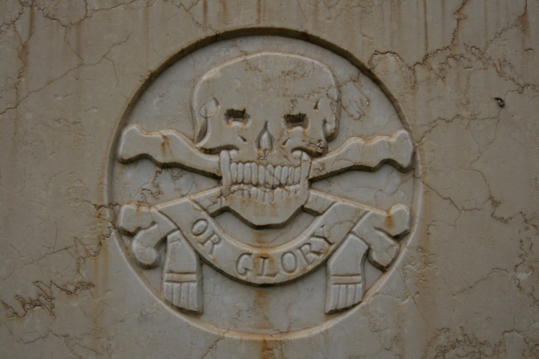 Simbolo di commemorazione al Arezzo War Cemetery, dedicato ai caduti della Seconda Guerra Mondiale.