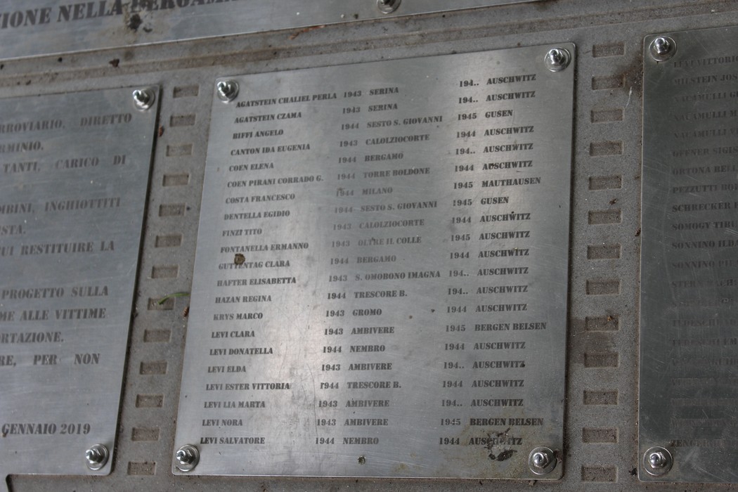 Monumento ai deportati caduti, dedicato alla memoria delle vittime dell'Olocausto.