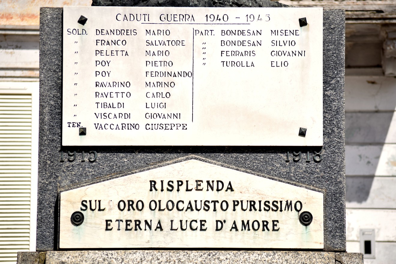 Monumento ai caduti di Palazzolo, Comune di Palazzolo Vercellese (VC), foto 1