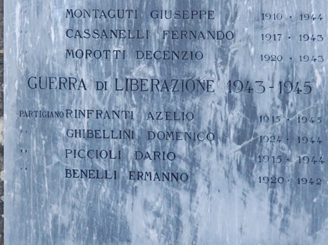 Monumento ai caduti di Roccamalatina, commemorazione della guerra di liberazione 1943-1945.