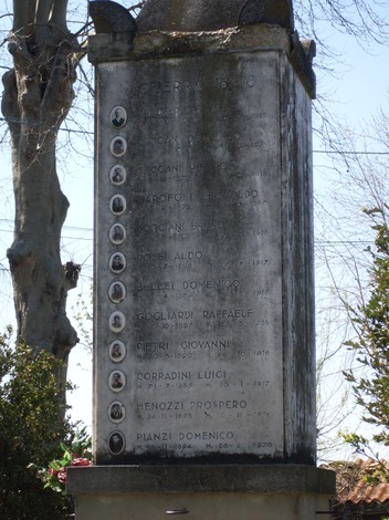 Monumento ai Caduti di tutte le Guerre, omaggio ai sacrifici dei soldati per la patria.