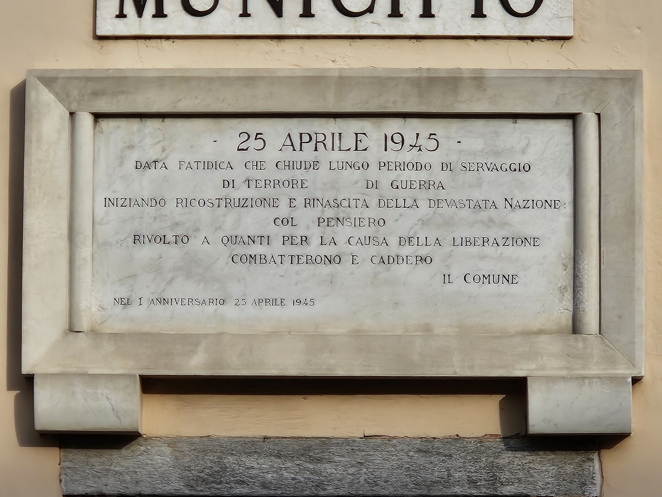 Lapide alla Liberazione, Comune di Ossago Lodigiano (LO), foto 1
