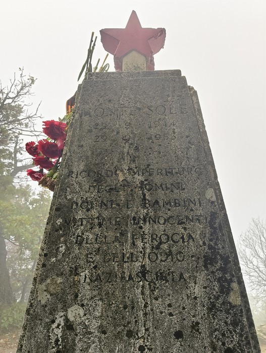 Monumento alla Stella Rossa e ai caduti di Monte Sole, in ricordo delle vittime innocenti.