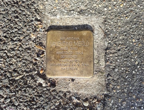 Pietra d'inciampo a Merlo, Comune di Torino (TO), foto 1