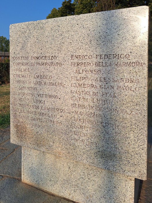 Cippo alle Medaglie d'Oro della città di Torino, Comune di Torino (TO), foto 3