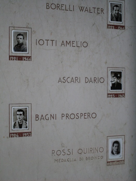Sacrario della Resistenza di Correggio: monumento dedicato ai caduti della Resistenza e alla memoria storica.