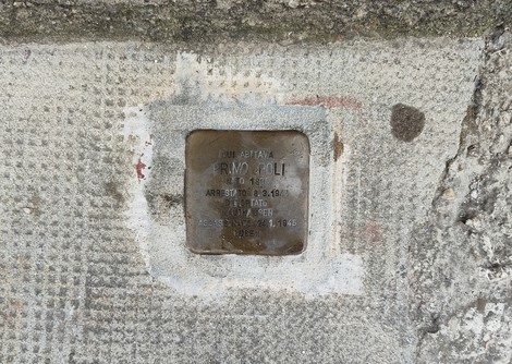 Pietra d'inciampo a Poli, Comune di Empoli (FI), foto 1