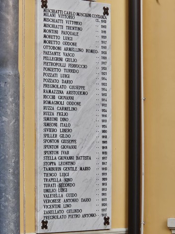 Lapidi ai Caduti e Dispersi della guerra 1940-45, Comune di Taglio di Po (RO), foto 3