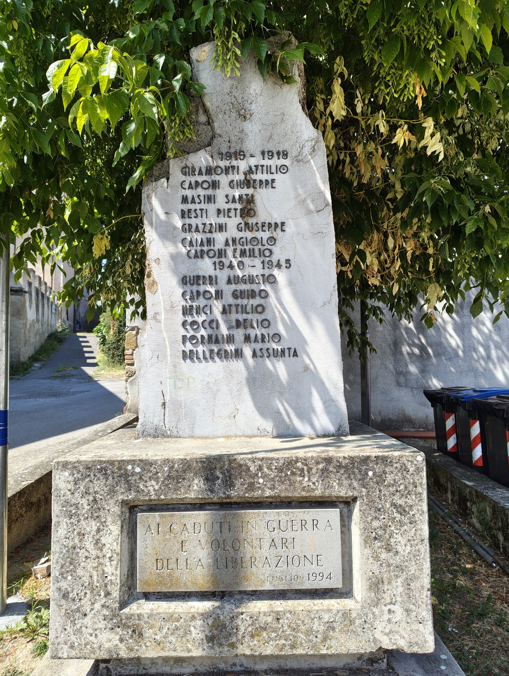 Monumento ai Caduti di Ricasoli, Comune di Montevarchi (AR), foto 1