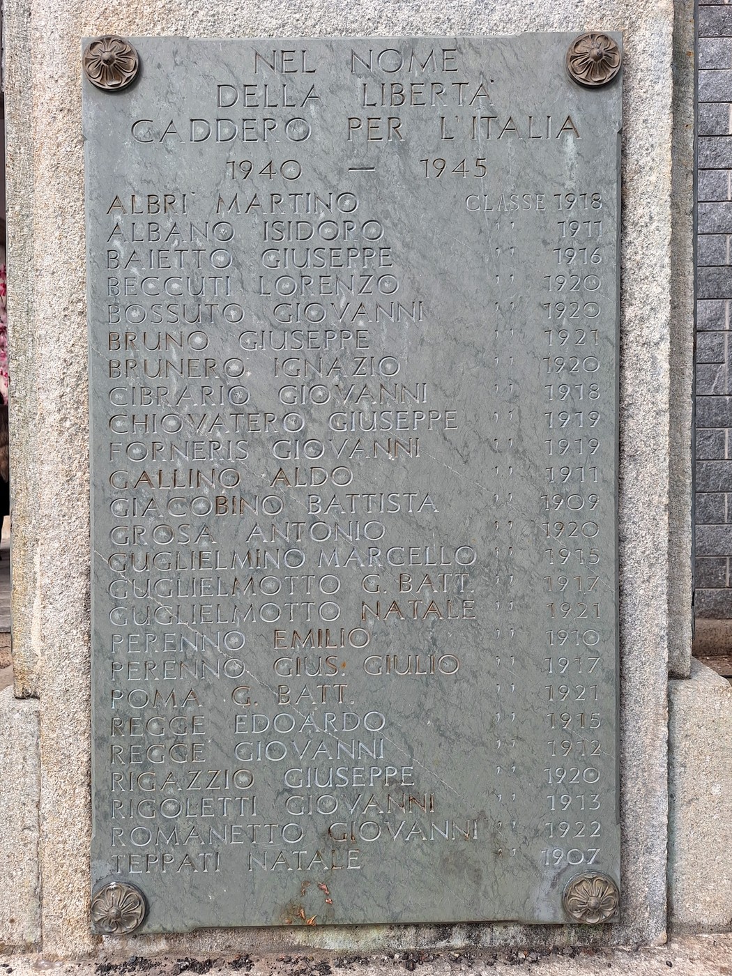 Monumento ai caduti, Comune di Viù (TO), foto 1