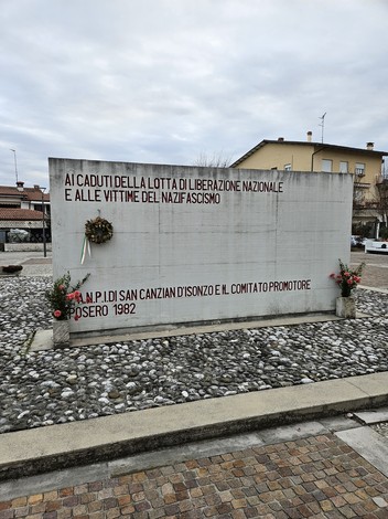 Monumento commemorativo dedicato ai Caduti della lotta di liberazione e alle vittime del nazifascismo.