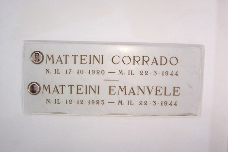 Cappella dei caduti di Monte Bottigli, dedicata alla memoria dei caduti della Seconda Guerra Mondiale.