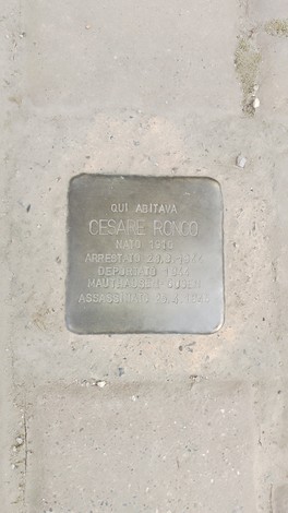 Pietra d'inciampo a Ronco, Comune di Ornago (MB), foto 1