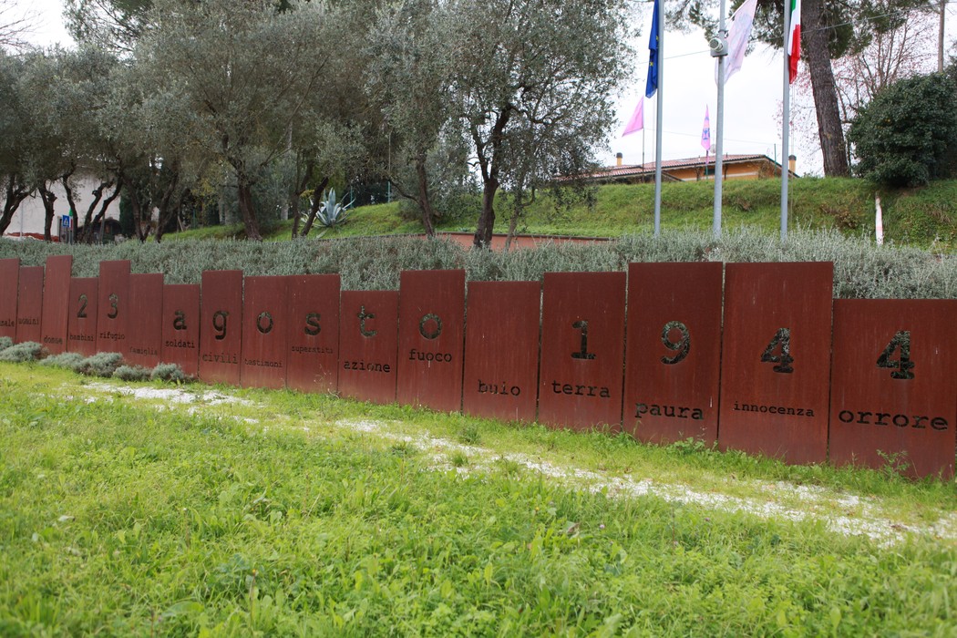 Monumento commemorativo nel Parco della Rimembranza, dedicato agli eventi del 25 agosto 1944.