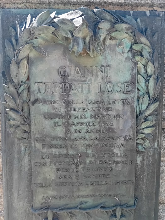 Monumento a Teppati Losé e alle brigate partigiane, Comune di Ceres (TO), foto 3